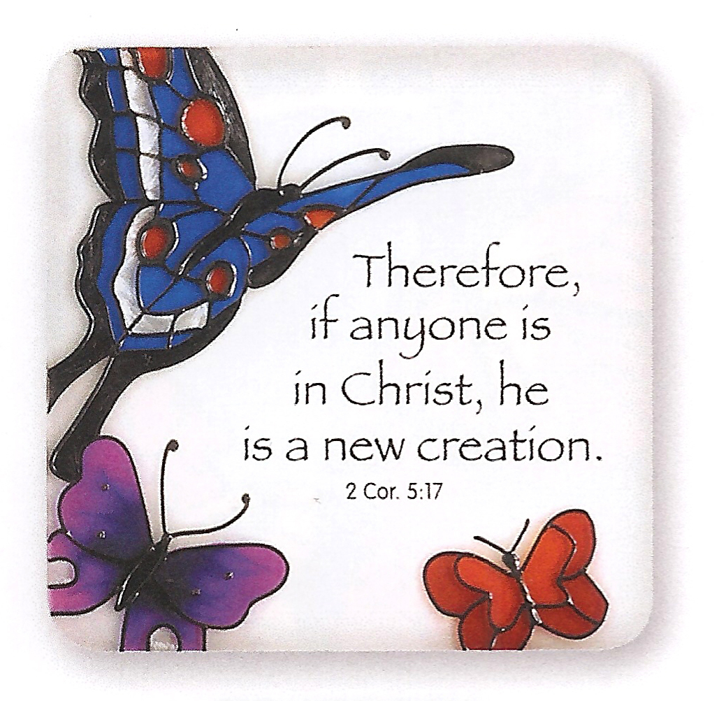 Magnet -- Butterflies -- 2Corinthians 5:17
