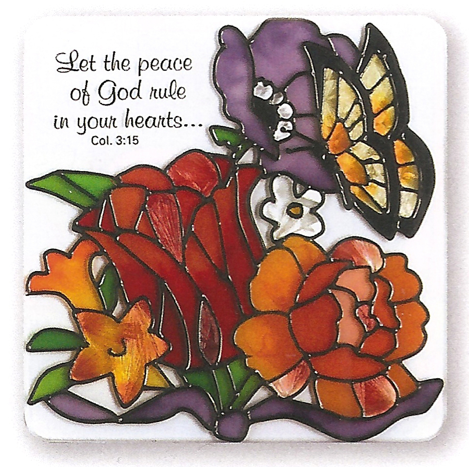 Magnet -- Jewel Bouquet -- 2 Corinthians 3:15