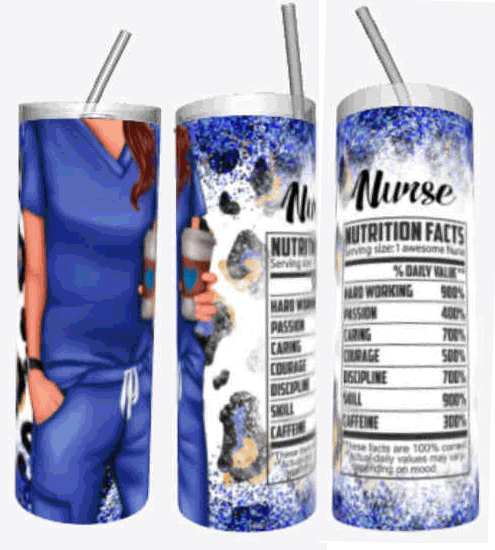 Tumbler Nurse Blue