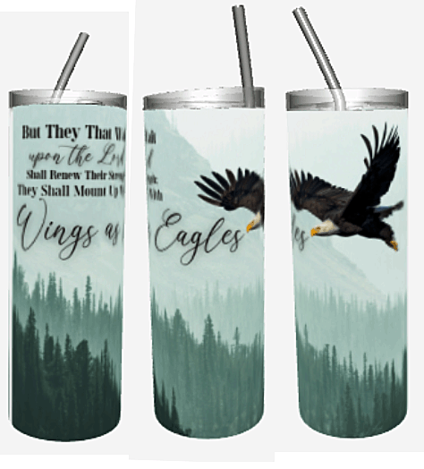 Tumbler Eagles Wings
